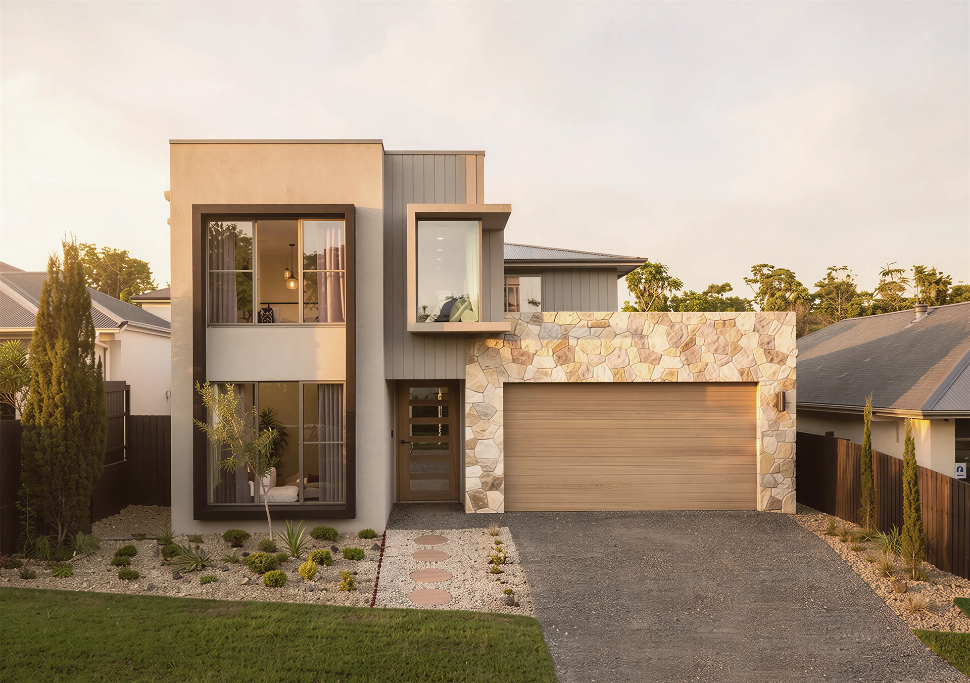 Ownit Homes Springfield Rise display home - Capri design on display at 20 Grafton Street, Spring Mountain